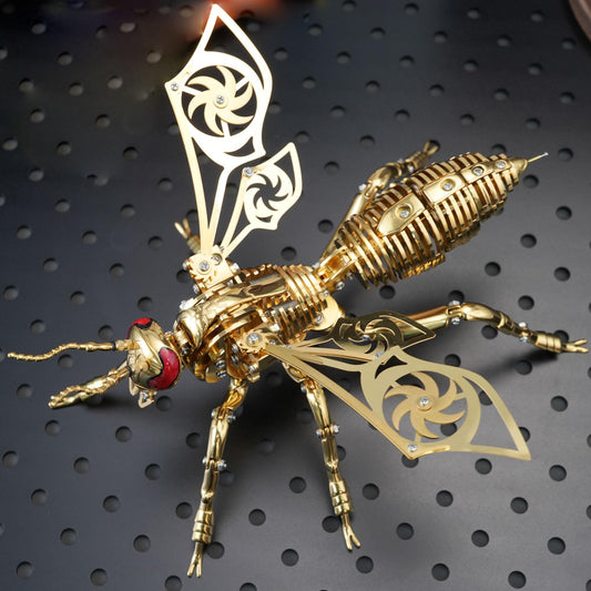 3D Metal Wasp Puzzles for Adults, Model Kits Mechanical Building Blocks, Difficult DIY for Assembly Gifts for Men
