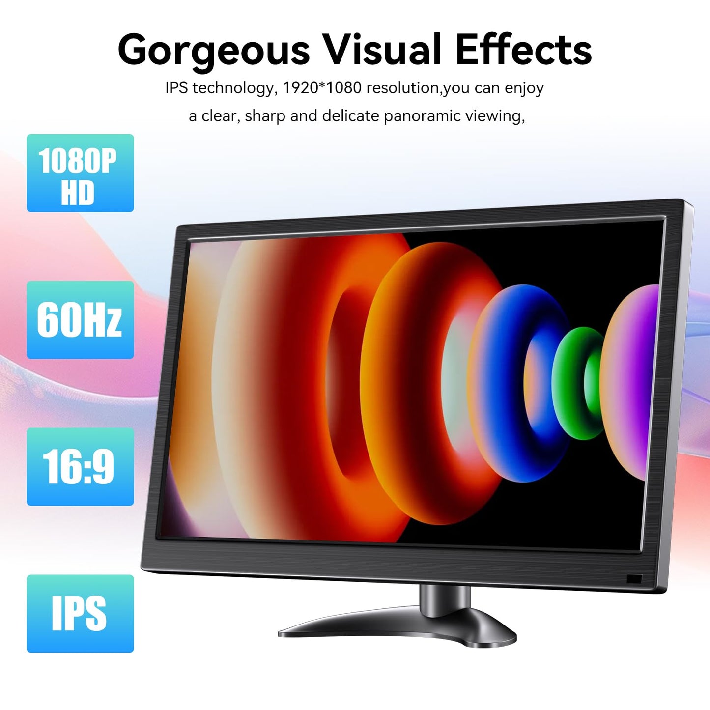 Showscren 14 Inch Touch Screen Monitor FHD 1080P 60hz 99% sRGB IPS/HDMI/USB-C Computer Monitor Plug & Play, for Laptop PC Phone Raspberry Pi Switch PS4 PS5