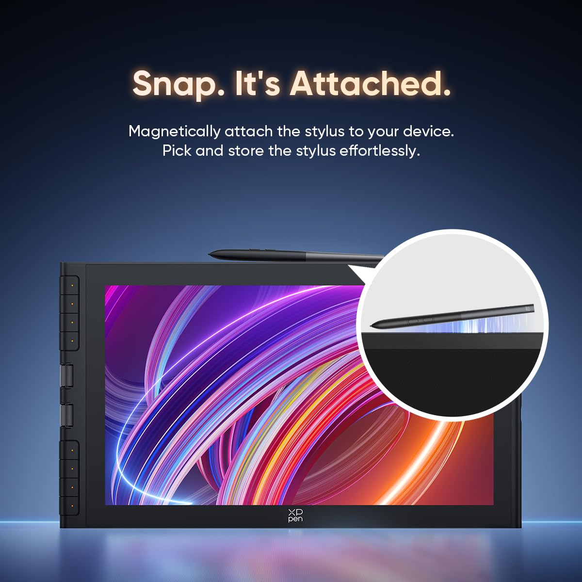 XPPen Artist 16 3rd Drawing Tablet with Screen, 15.4"Pen Display with 16K Pressure Stylus, Anti-Glare Etched Glass, 2 Scroll Wheels & 8 Hotkeys, Include Foldable Stand, Compatible with Mac/Win/Android