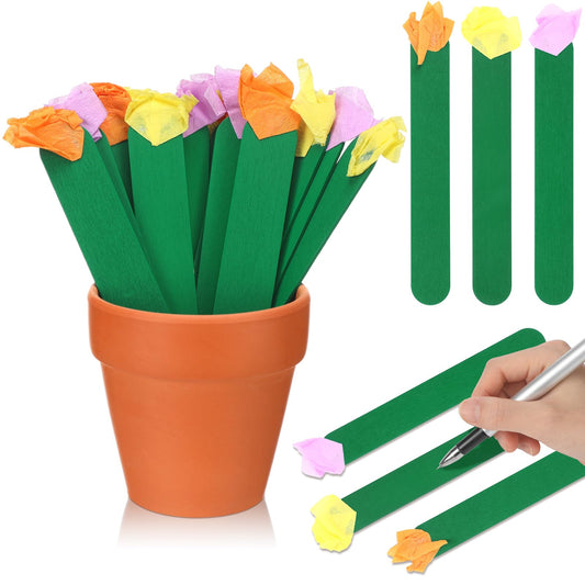 Chunful 72 Flip Name Sticks with Storage Pot Talking Flip Name Stick Counting for Classroom Back to School Management Teacher Essential Student Grouping Tally Educational and Learning Supply(Fresh)