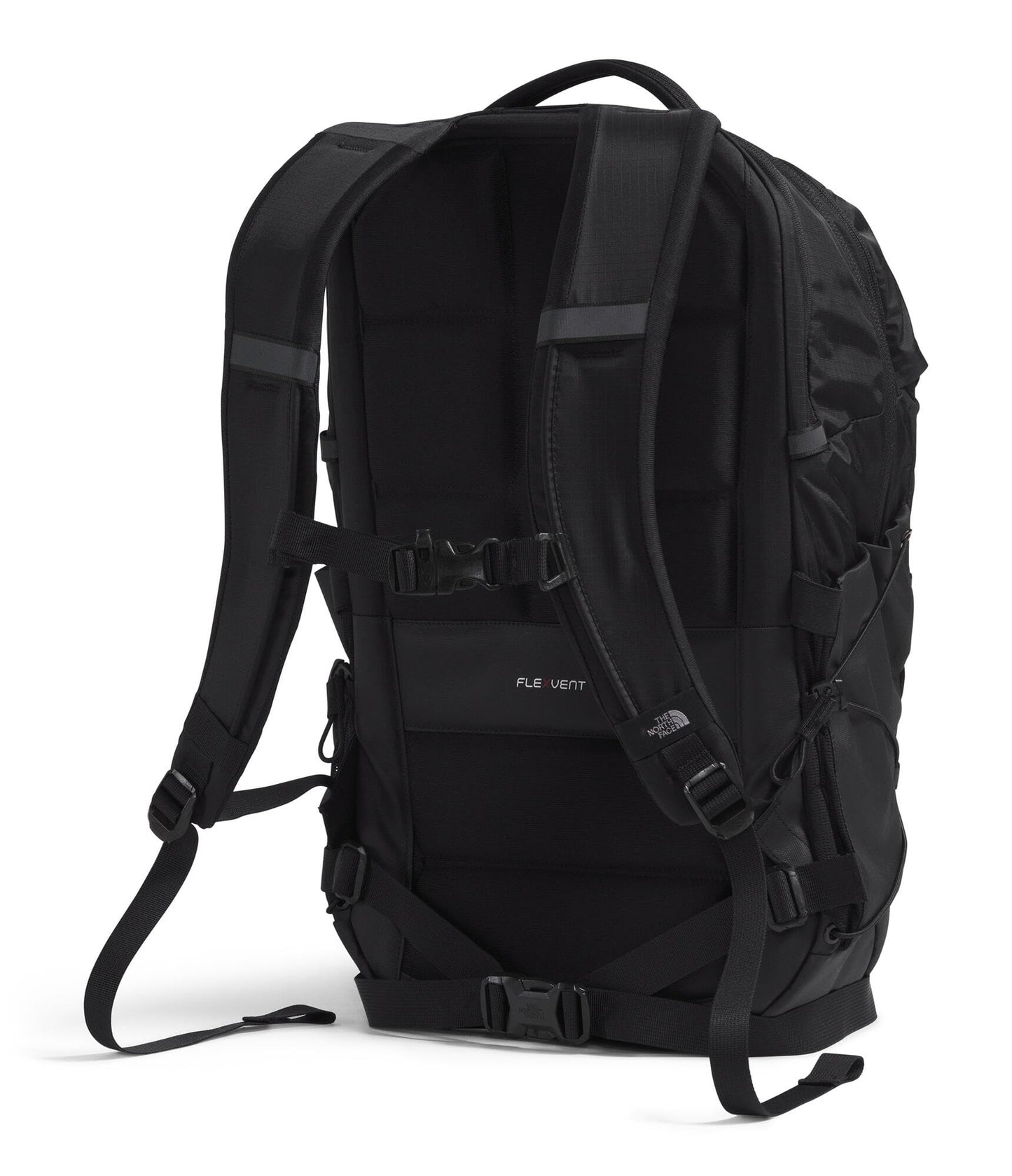 The North Face Borealis Commuter Laptop Backpack - Water Repellent, Laptop Sleeve, Large Main Compartment, TNF Black U Borealis Patch/TNF White, One Size