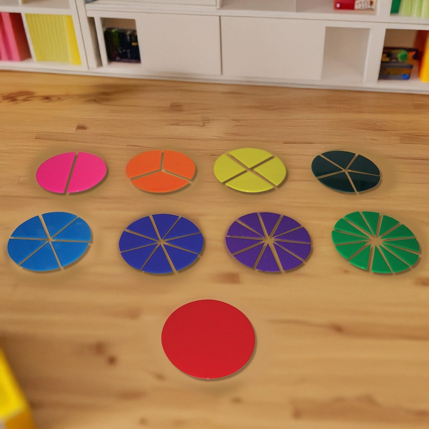 School Smart Fraction Circles, Set of 51