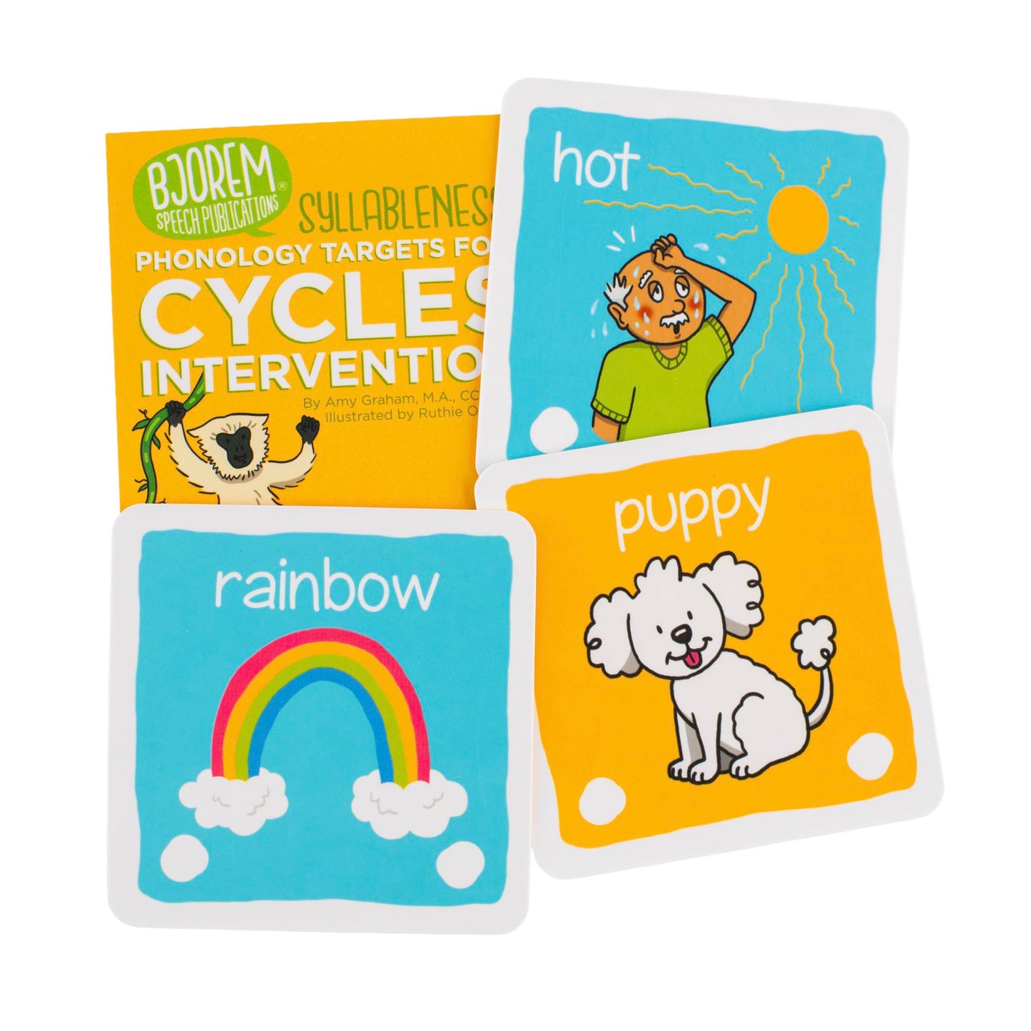 Bjorem Speech® Cycles Intervention Bundle #2 – Evidence-Based Phonology Therapy Cards for Highly Unintelligible Speech | Target Syllableness, Fronting, and Singleton Stridents