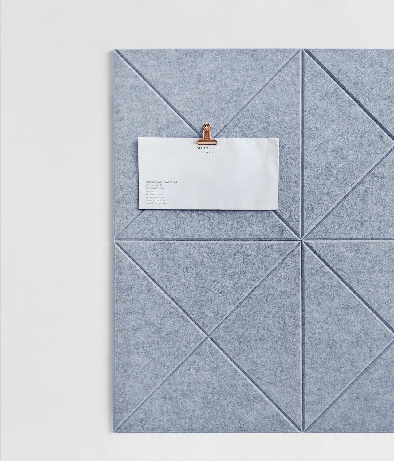 Cork Board 24 x36 Alternative - 6 Pack Felt Wall Tiles with Safe Removable Adhesive Tabs, Cork Boards for Walls Cork Board for Home Office Pin Board Tack Board - Blue Marble