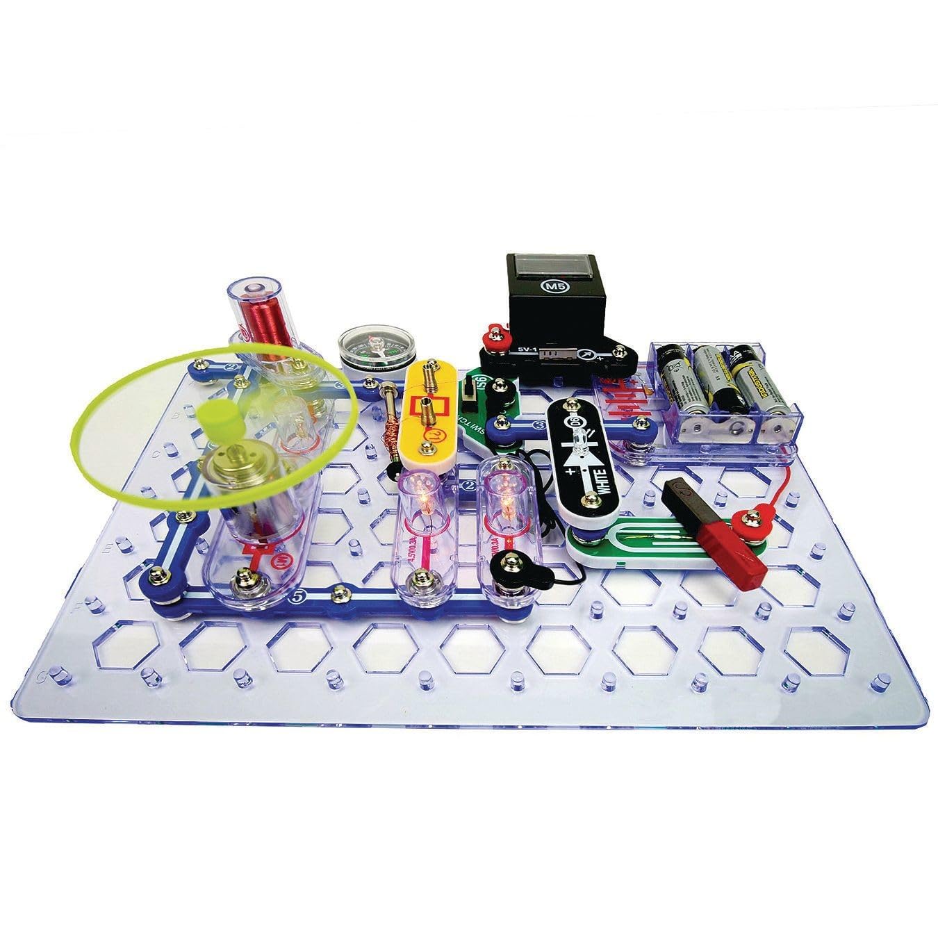 Snap Circuits STEM Electronics Discovery Kit | Explore Magnetism & Electronics | Ages 8+ | 85+ Hands-On Projects