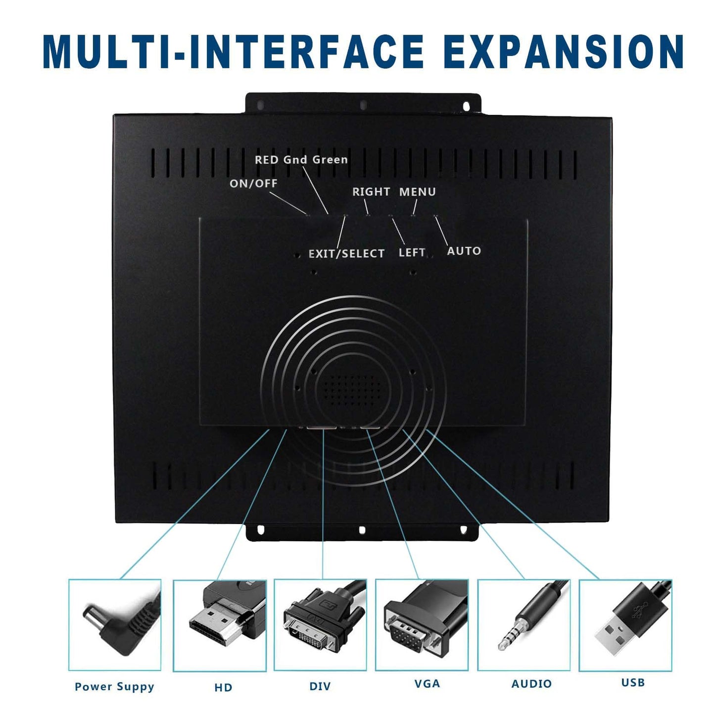 VSDISPLAY 19'' 1280x1024 IPS LCD Touchscreen Monitor 4:3 with VGA DVI Input for DIY Gaming/PC/Industrial Extra Display
