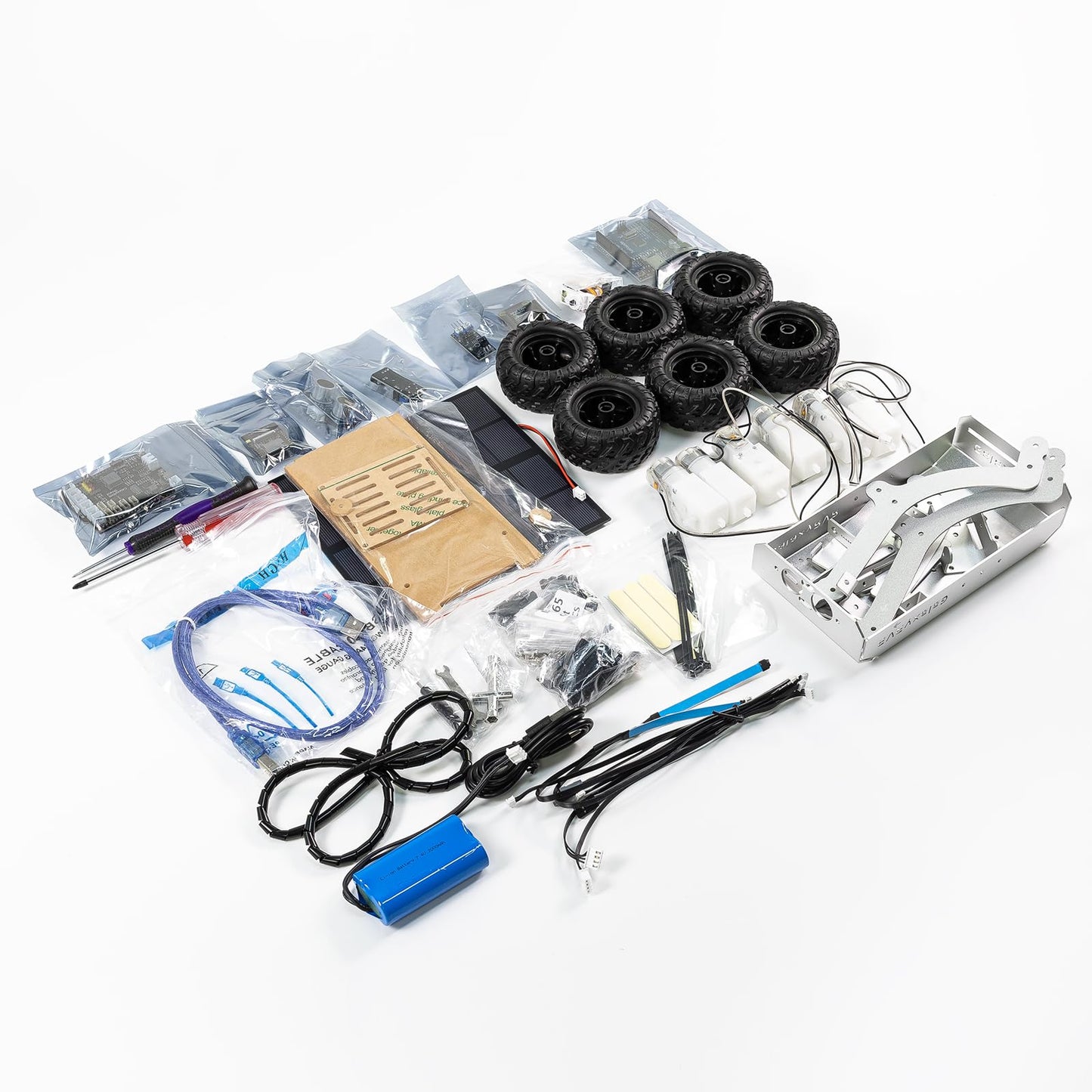 SunFounder GalaxyRVR Mars Rover STEM Kit for Arduino, Compatible with Uno R3, Rocker-Bogie Suspension,Scratch,C,Camera, FPV, Rechargeable Battery, for Students, Educators, Engineers