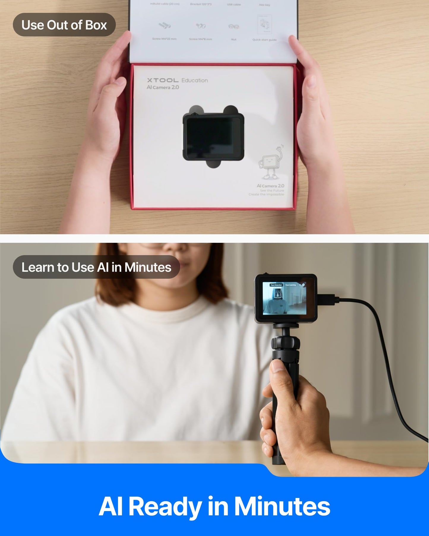Smart Camera 2.0: All-in-One Vision Module for Education, for Makeblock mBot2