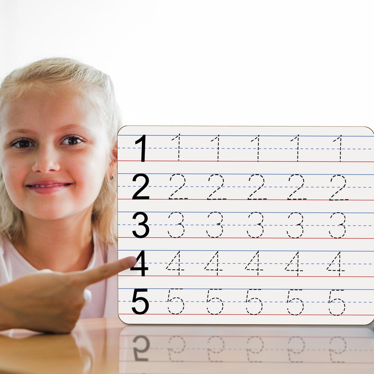 Dry Erase Boards 32 Pack, Double Sided Small Whiteboards with Lines for Kids, Students, Teacher & Classroom Pack, 9"x12" Mini Individual White Boards Lined for Writing Math English Practice