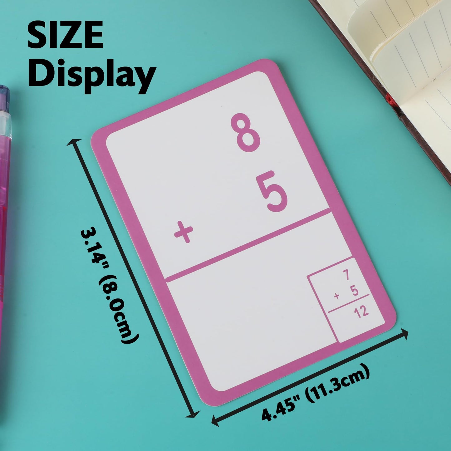 BAZIC Addition Flash Card, 36 Per Pack (532-36P)