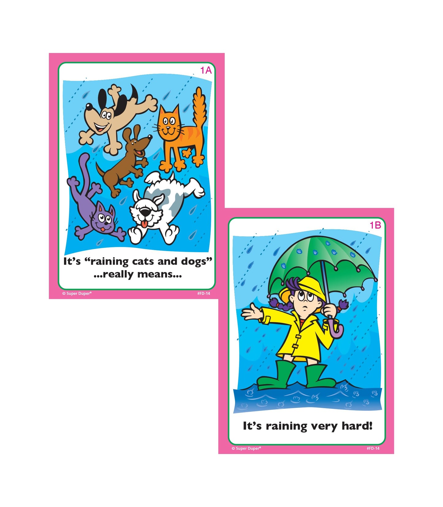 Super Duper Publications | Idioms Fun Deck | Figurative Language Skills Flash Cards | Educational Learning Materials for Children