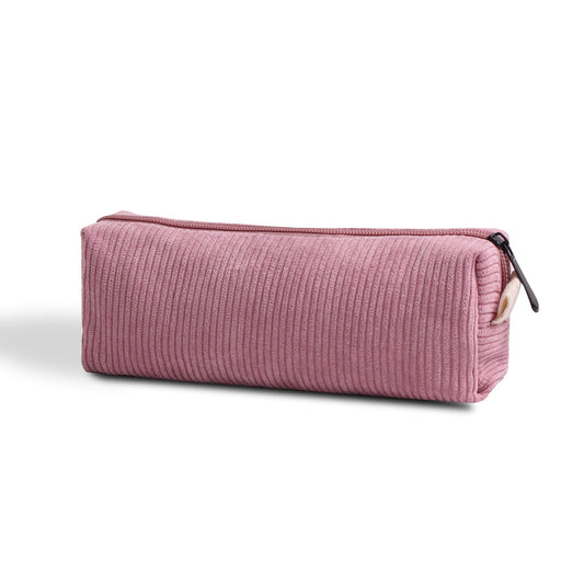 OZAOZ Cute Pencil Case Aesthetic Student Pencil Pouch Coin Pen Pouch Cosmetic Bag Office Stationery Organizer For Kids Teen School (Rose pink)