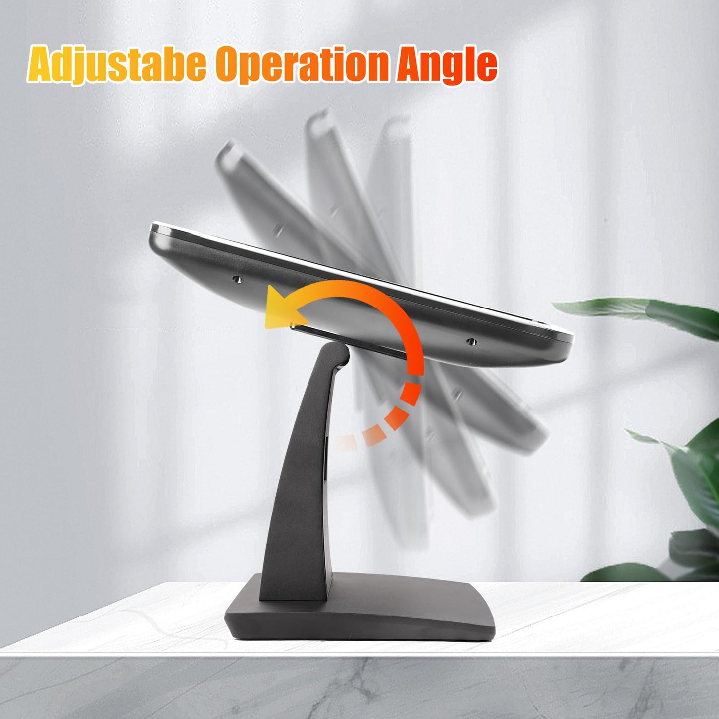 Angel POS 17-Inch Capacitive LED Backlit Multi-Touch Monitor, True Flat Seamless Design Touchscreen, VGA