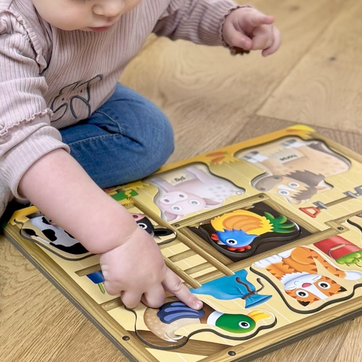 The Learning Journey: My First Lift & Learn - On The Farm – Early Active Puzzle Intellectual Development - Boys & Girls Puzzle Play Toddler Toys & Gifts for Ages 2-5 Award Winning