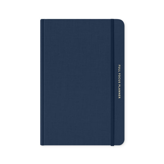 Full Focus Navy Linen Planner by Michael Hyatt - The #1 Daily Planner to Increase Focus, Eliminate Overwhelm, and Achieve Your Biggest Goals - Hardcover