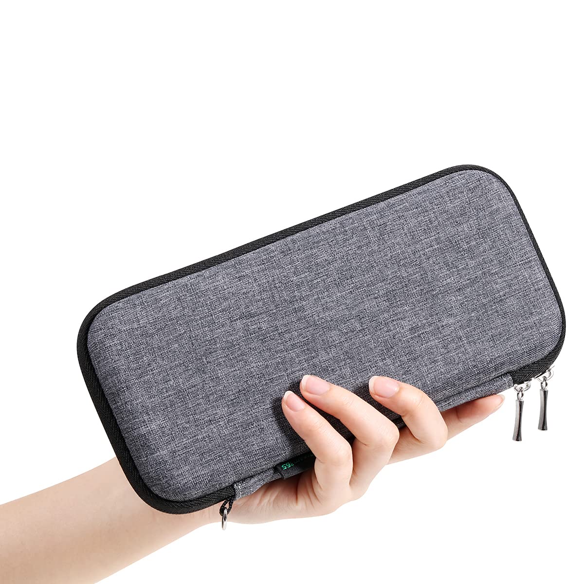iDream365 Upgraded Hard Pencil Case Box for Adults,Durable Pen Carrying Case with Zipper-Gray