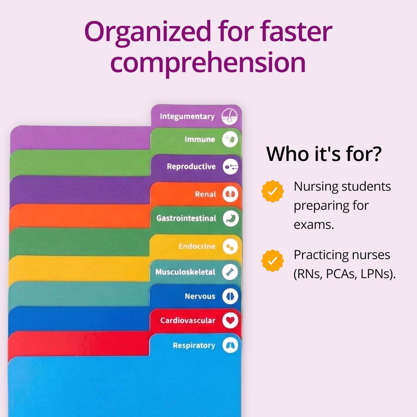 Med-Surg Flash Cards – No Fluff – Only Essential Info for Nursing School – 2026-2027 NCLEX ATI HESI Review LPN RN Flash Cards (409 Cards)