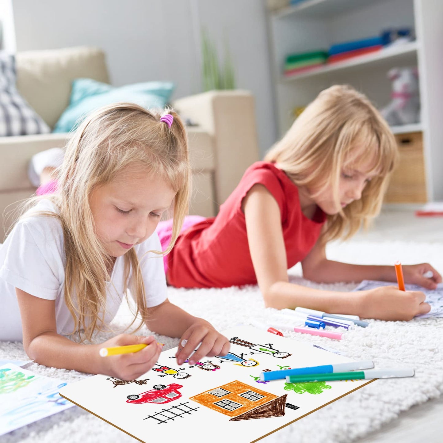 Stondino 12 Pack Big Dry Erase Lapboard- 2023 Edition 12 x 15 inch Large Double-Sided White Boards Office & School Supplies for Teachers/Students/Children/Classroom, Reusable Double-Sided Whiteboard
