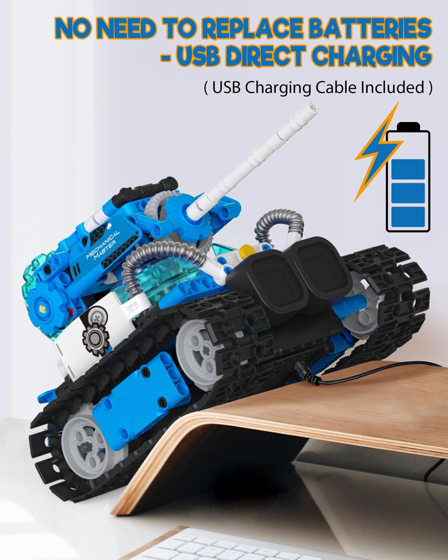 Opmind 5 in 1 STEM Robot Building Toys for Boys Age 8-13, 494PCS Remote & App-Controlled Set Educational Coding Toy, Kids DIY Sound & Light Interactive Science Sets, Gift for Boys Girls 10-12