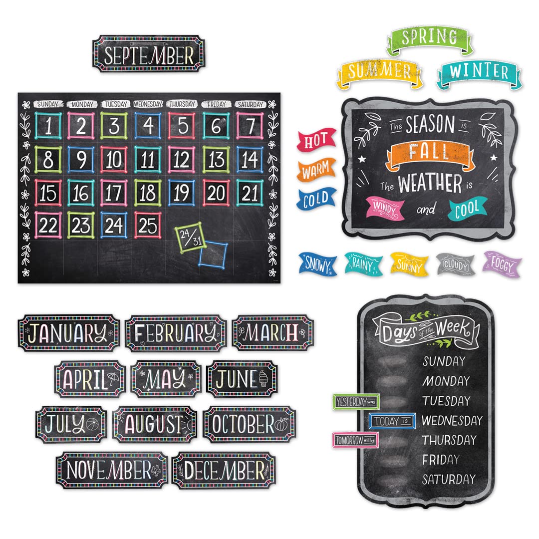 CTP Chalk It Up! Calendar Set Bulletin Board (Creative Teaching Press 10873)