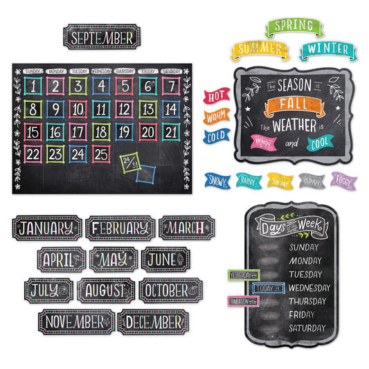 CTP Chalk It Up! Calendar Set Bulletin Board (Creative Teaching Press 10873)