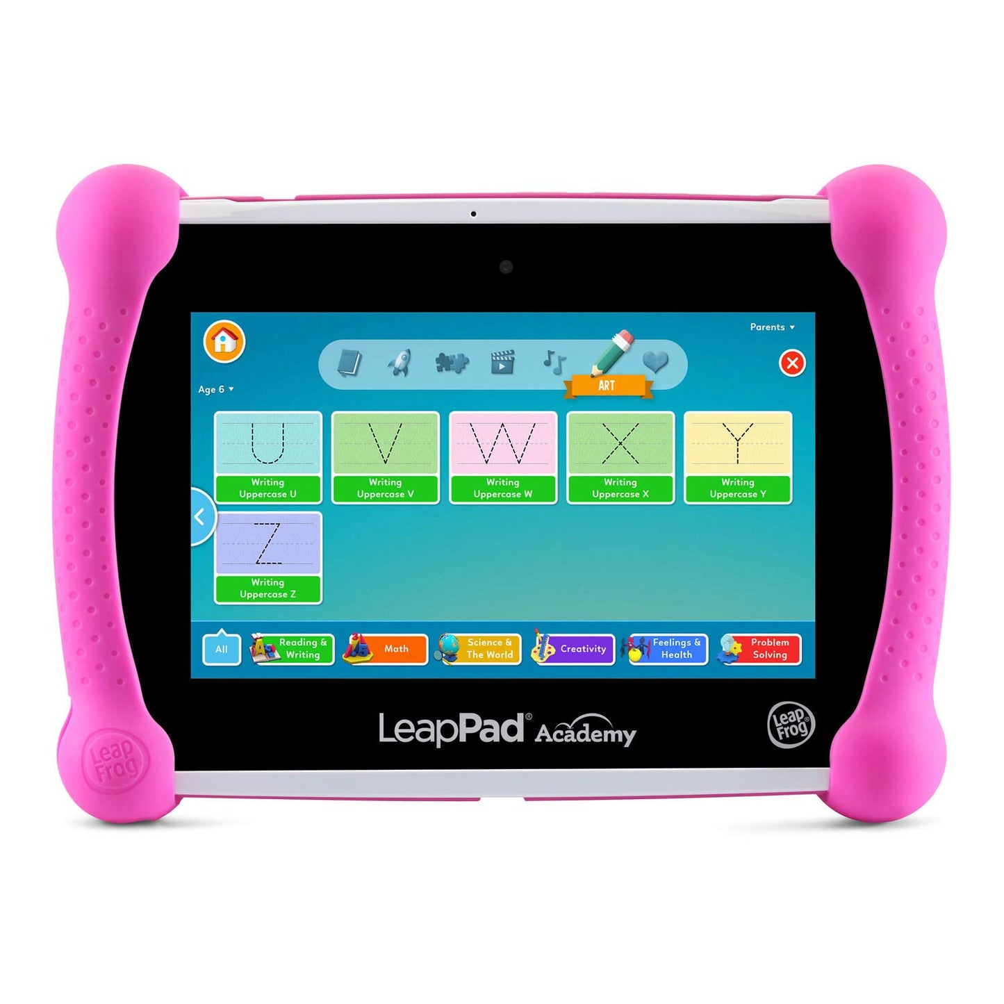LeapFrog LeapPad Academy Kids’ Learning Tablet, Pink