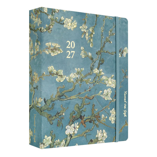KOKONOTE Planner 2026-2027 Van Gogh - Planner for Women 17 Month (Aug 26/ Dec 27) | Weekly & Monthly Academic Planner 2026-2027 | 6.4" x 7.9" | Hardcover Agenda 2026 | Thick paper 120 g/m²