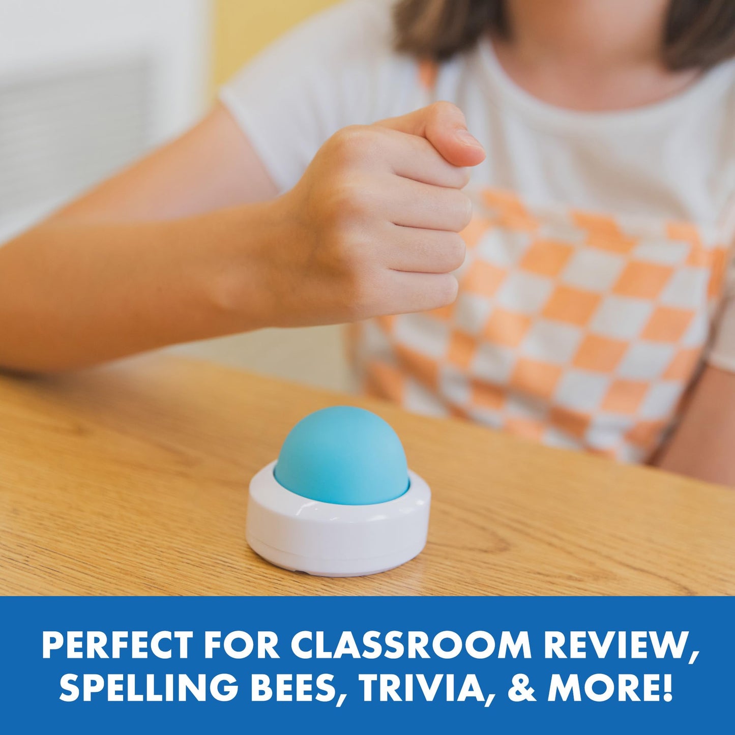 Educational Insights Wireless Eggspert 2.4 GHz - Game Buzzers with Lights and Sound, Classroom Trivia Game Show Buzzers, Answer Button Set for Class Quiz Games, Must-Have Teacher Resources