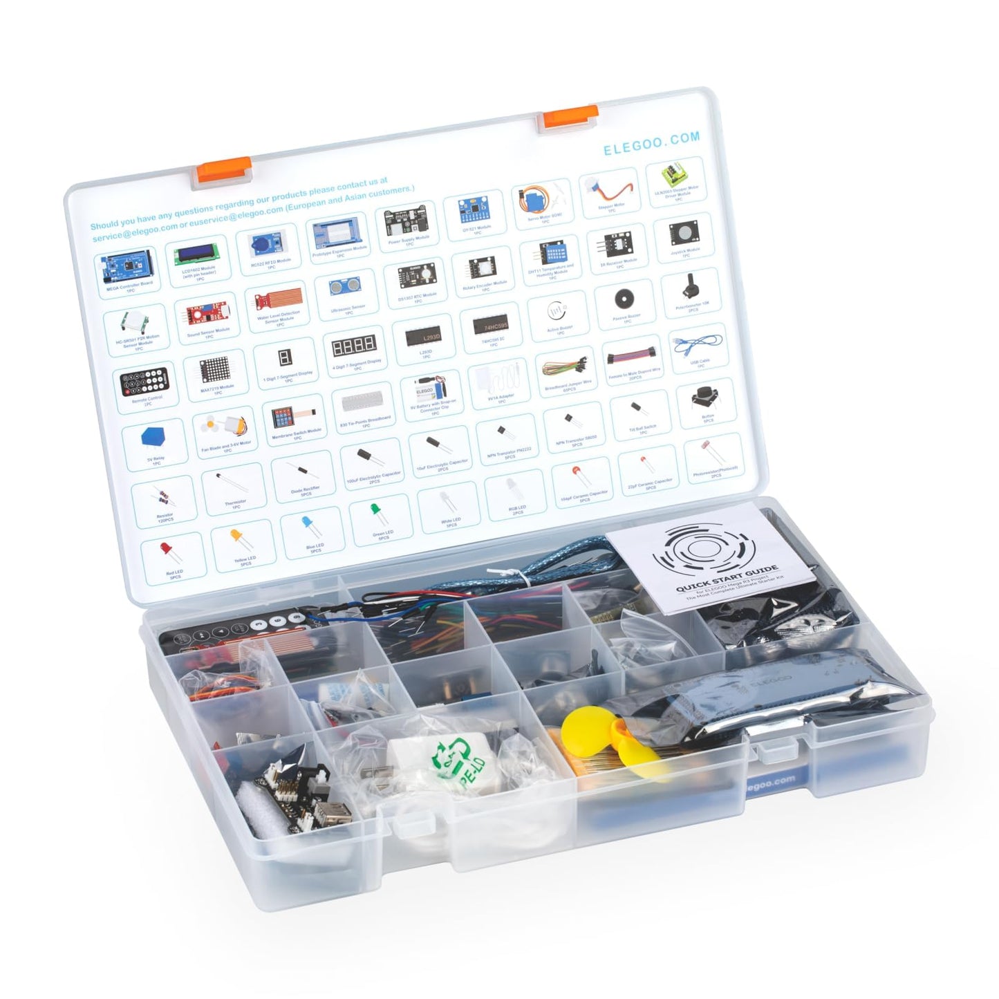ELEGOO Mega R3 Project The Most Complete Ultimate Starter Kit with Tutorial Compatible with Arduino IDE