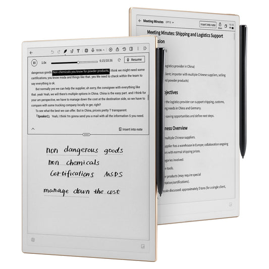 iflytek AINOTE 2, 10.65" E-Ink Tablet, AI Note Taking Tablet for Meeting, Ultra-Thin 4.2mm Digital Notebook with Voice-to-Text, 16-Language Transcription, Handwritten-to-Text, Ideal for Work&Study
