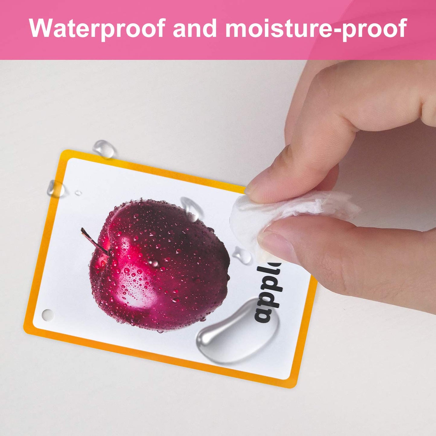 Fruits/Vegetable/Foods/Food Quantities Flash Cards English Flash Cards Pocket Card Learning Toys for Children Pre-Kindergarten Kids Education Aids
