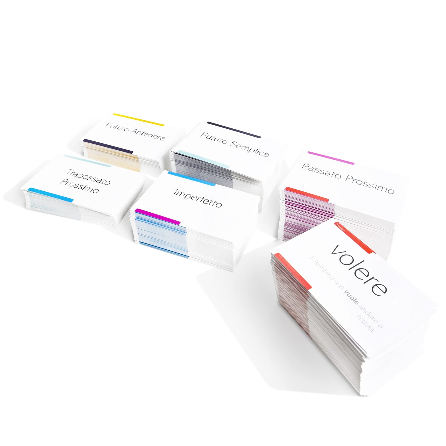 Pat's Flash Cards 800 Italian Conjugation Flash Cards - 200 Verbs with Full Examples in Both Italian and English and 6 Different Tenses Made in The U.S.A