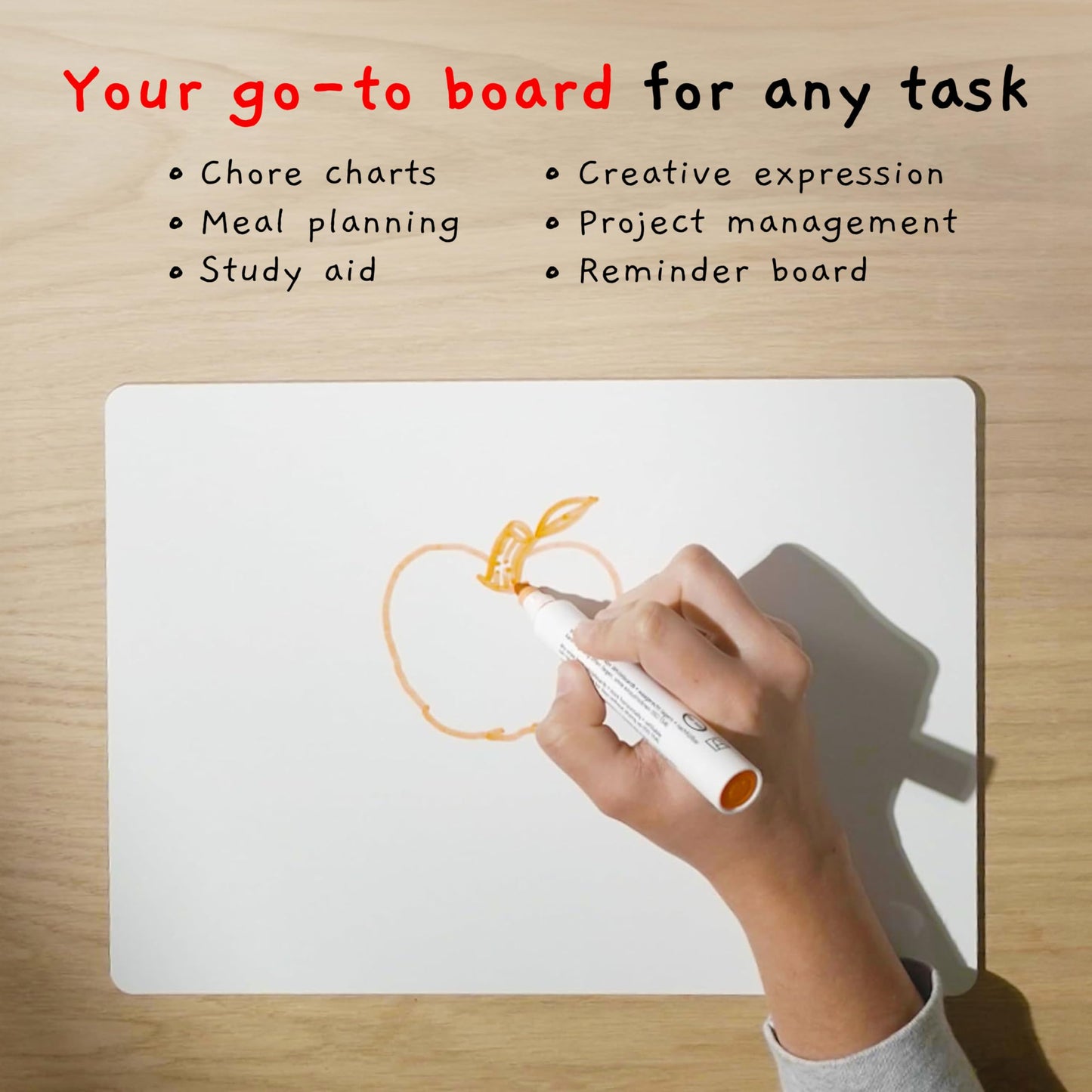 Board Geeks Bigtime 12 Pack 9x12 Classroom Whiteboards for Kids - Small Double-Sided White Board - White Boards Bulk Set, Classroom Essentials - Magnetic Dry Erase Boards for Students, Teacher