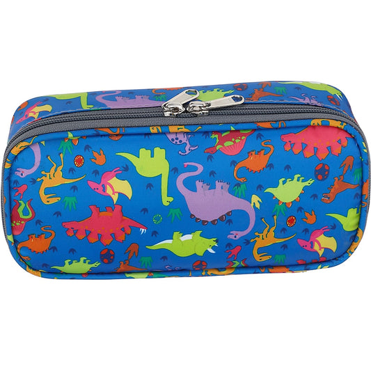 FlowFly Large Capacity Pencil Case for Kids, Boys & Girls – Zippered Multi-Functional Pen Pouch, Soft & Portable Pencil Bag for School, Teens, Students, Dinosaur