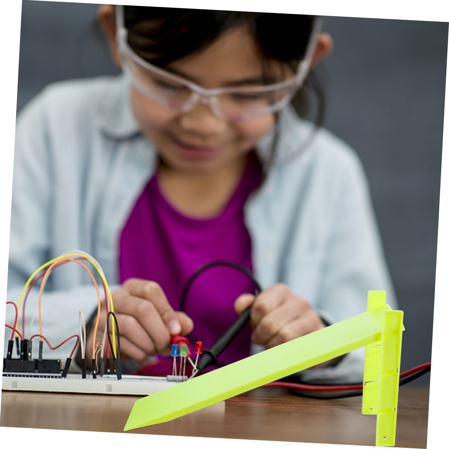 Joinpaya 2 Sets Physical Science Experiment Inclined Plane, Physics Lab Equipment for Friction and Gravity Testing, Elementary School Science Kit for Toy Car Acceleration, Plastic Ramp with Support