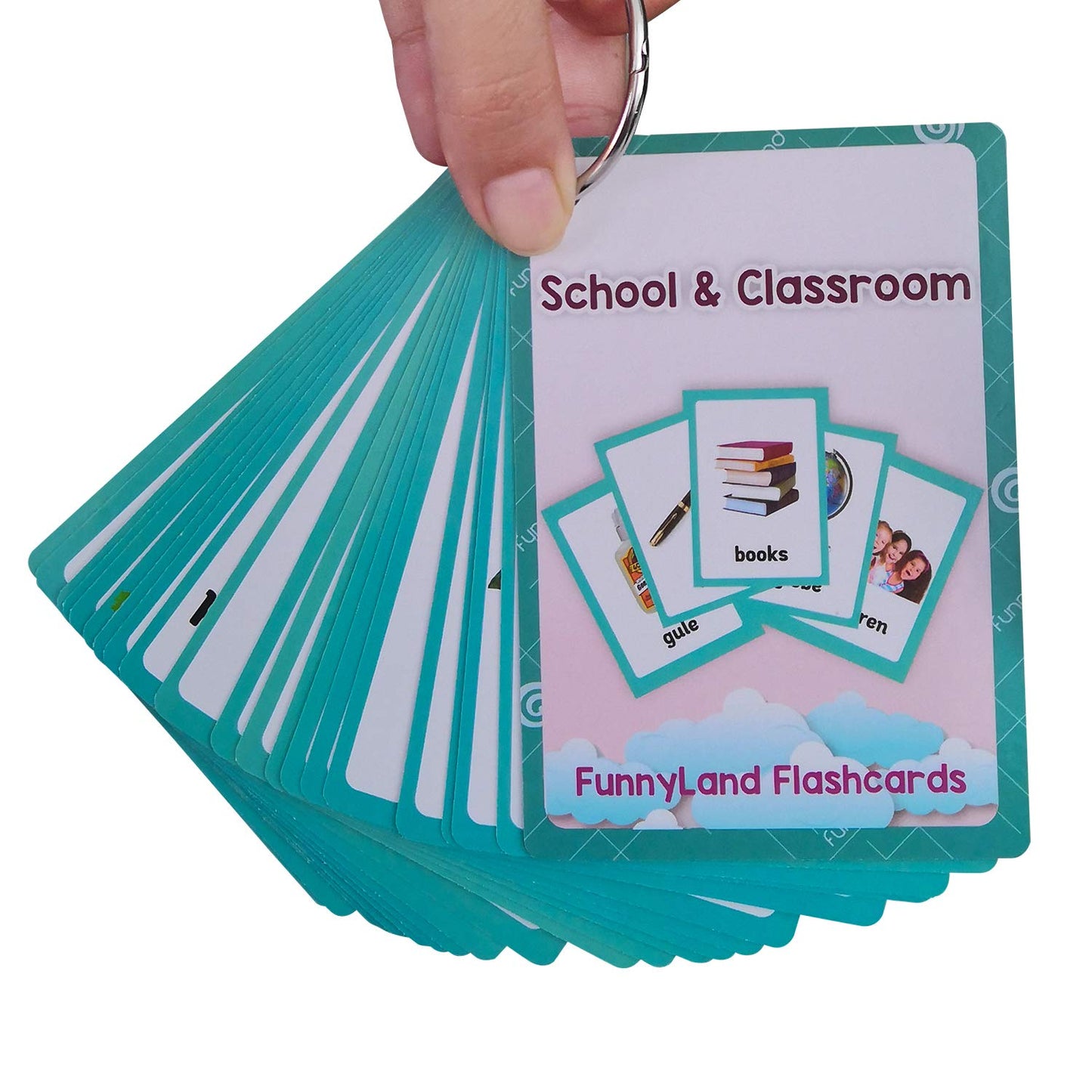 Toys&Sports/Instrument/Classroom/Prepositions Flash Cards English Kids Montessori Learning Toy Child Pocket Card Pre-Kindergarten
