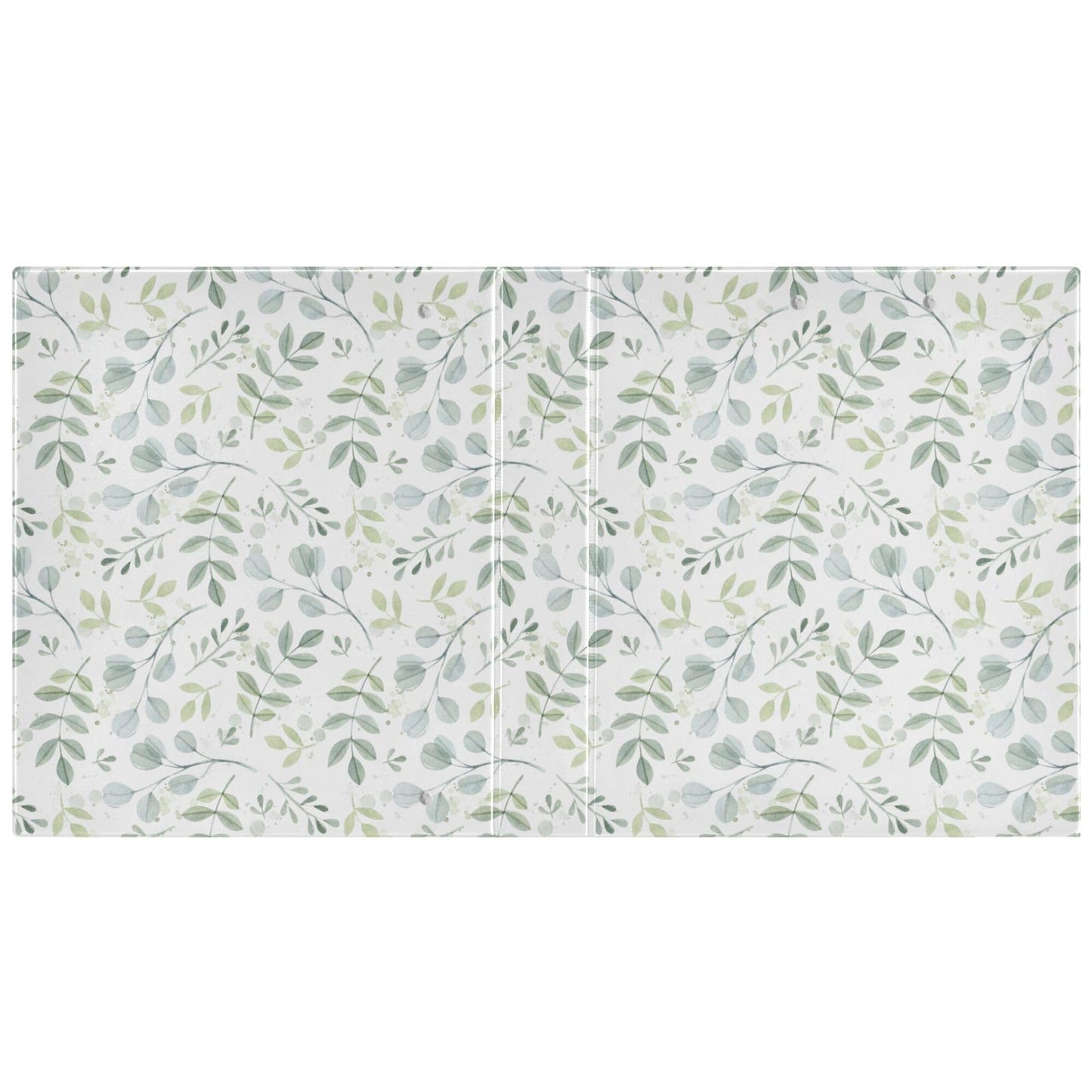 Leaves Round Ring Binders 1.5 Inch Plant 3 Ring Clipboard Binder for Office School Work Supplies File Folder Document 200 Sheet Capacity Easy Open