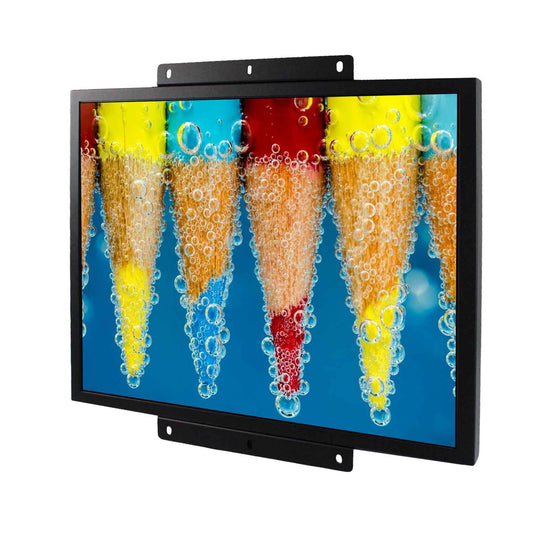 VSDISPLAY 19Inch LCD Monitor 1280x1024 High Brightness Display Support VGA/DVI Video Input,for Gaming/Industrial Secondary Monitor