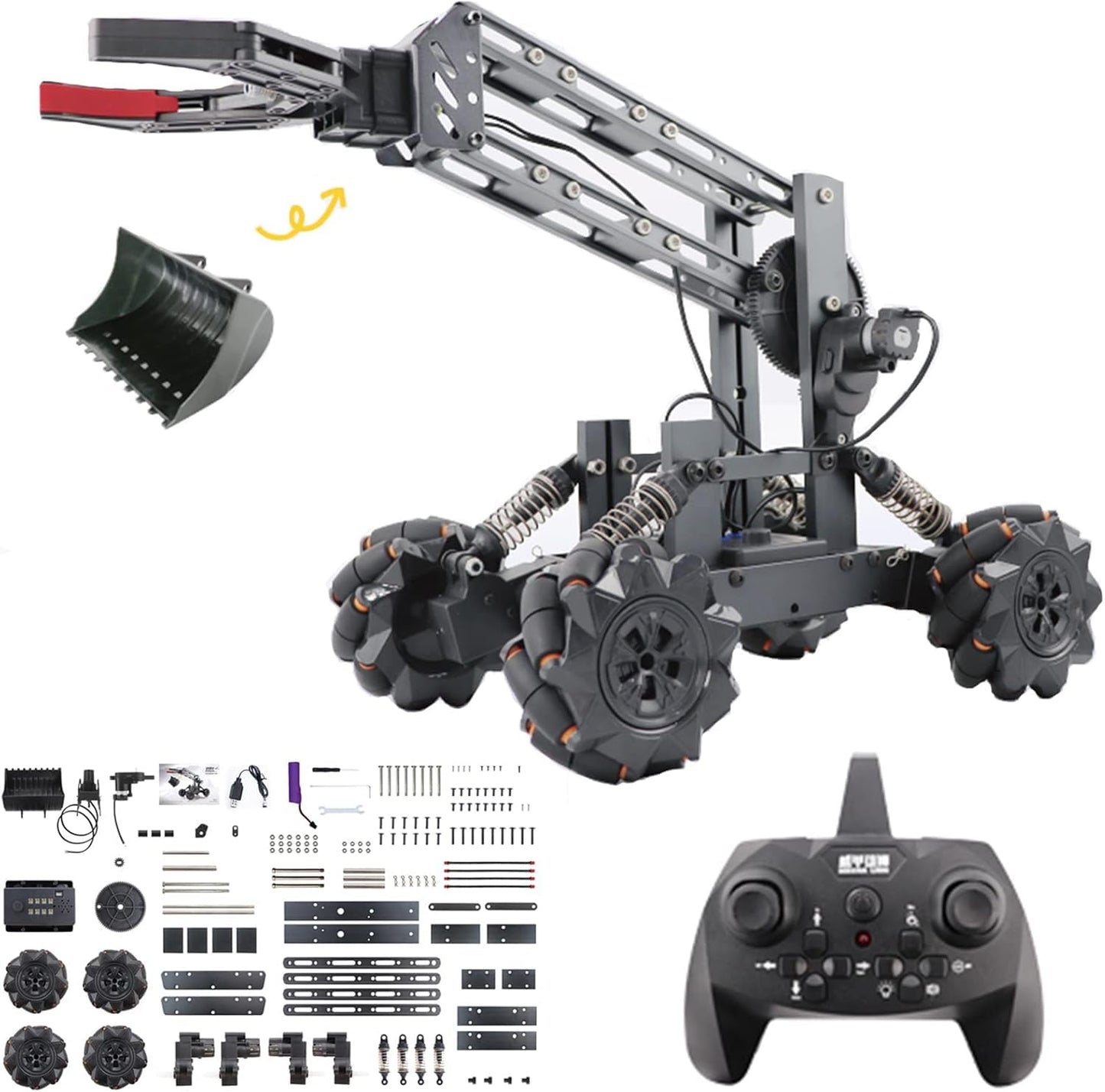 Robotic Arm Kit, STEM Projects for Kids Ages 8-12, Science Kits Electronic Robot Arm for Boys & Girls to Learn Programming/Technology, Educational Building Kits for Beginners, Xmas Gifts for Teens