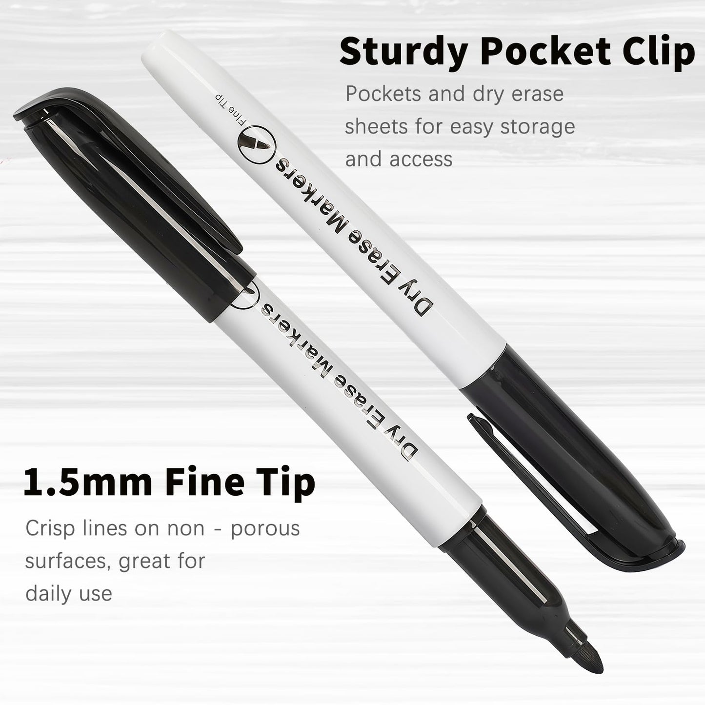 Birebebys 108 Count Dry Erase Markers Bulk, Fine Tip Whiteboard Markers for Kids Teachers, Dry Erase Pens Bulk Pack for Classroom Home, Back to School Supplies