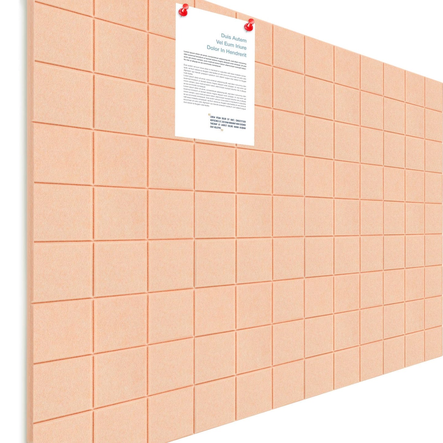 Honoson 12 Pack 48 x 36 Inches Large Cork Board Felt Wall Tiles with Safe Adhesive Large Decorative Vision Wall Board for Walls Home Office(Light Pink)