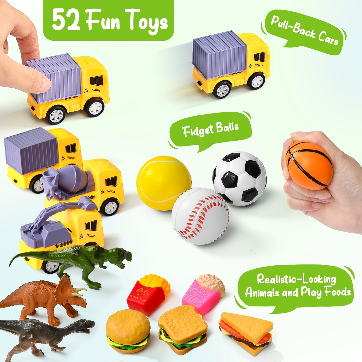 Golray Sorting Toys for Toddlers with Mystery Box, Educational Sorting Games with 8 Themes and 52 Matching Pieces for Preschool & Home Learning, Speech Therapy Toys, Montessori Gift for Kids Ages 3–5