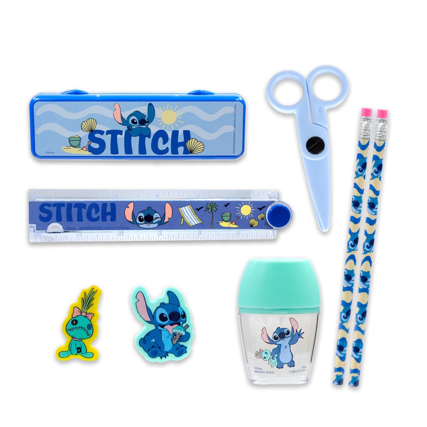 Lilo & Stitch School Supplies Set - Bundle with Disney Stitch Classroom Folder, Notebook, Pencils, Tattoos, and More | Stitch Back to School Supplies