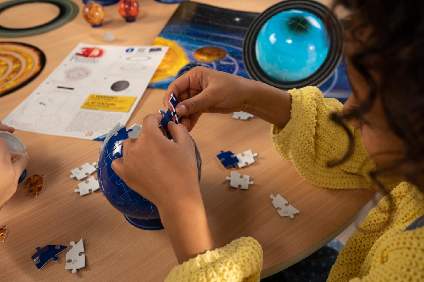 Ravensburger Solar System 540 Piece - 9 Planet 3D Jigsaw Puzzle Set for Kids & Adults - Easy Click Technology - Durable Material - MESH Accredited