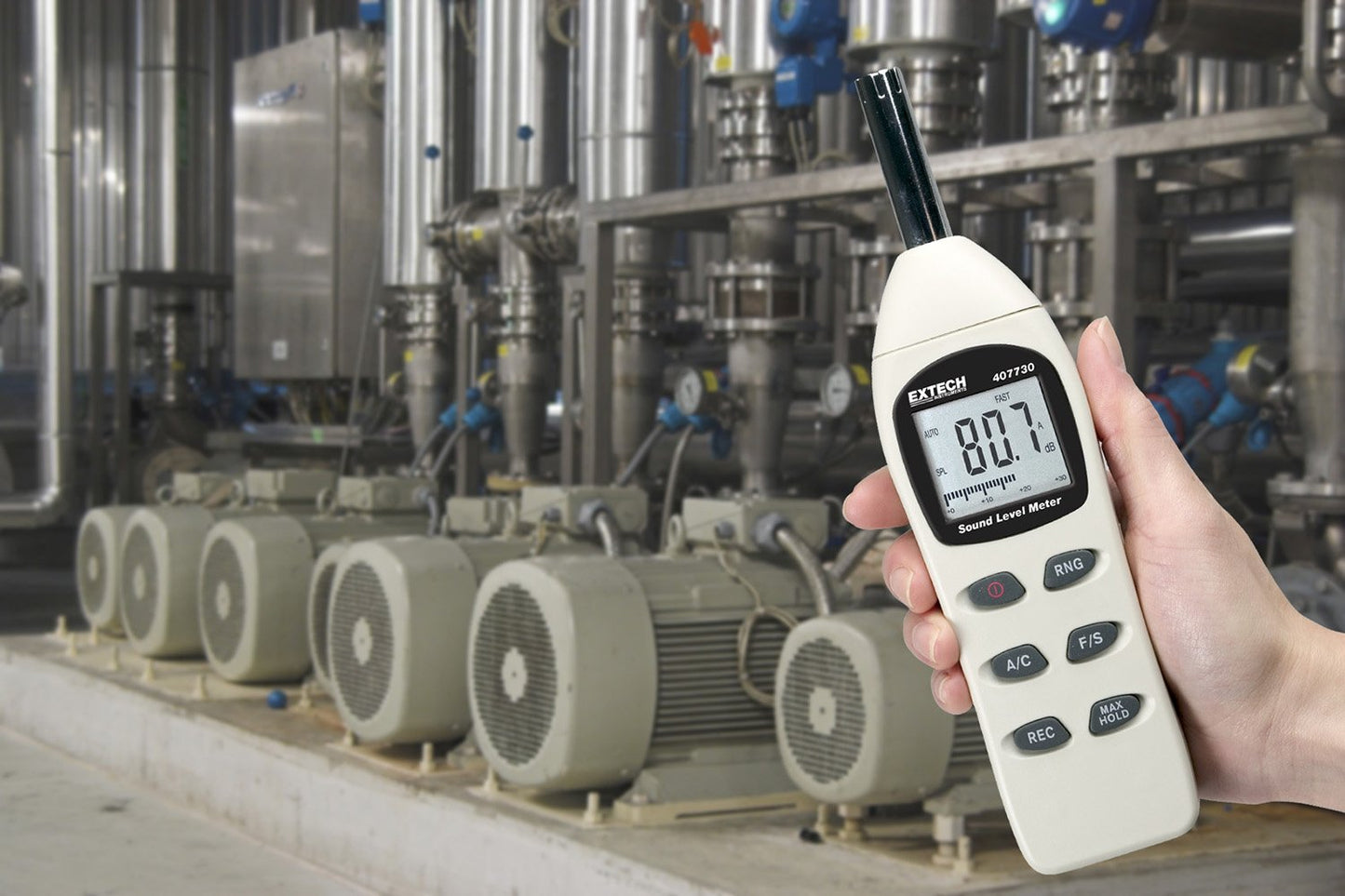 Extech 407730 Digital Sound Level Meter 40-130dB