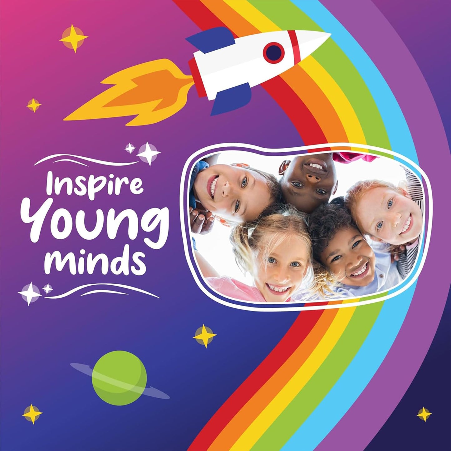 Sproutbrite 6 Educational Posters & Charts 12” x 16” Motivational Posters for Students - Bulletin Board and Wall Decor for Pre, Elementary and Middle School - Inspires Confidence and Positive Self-Belief