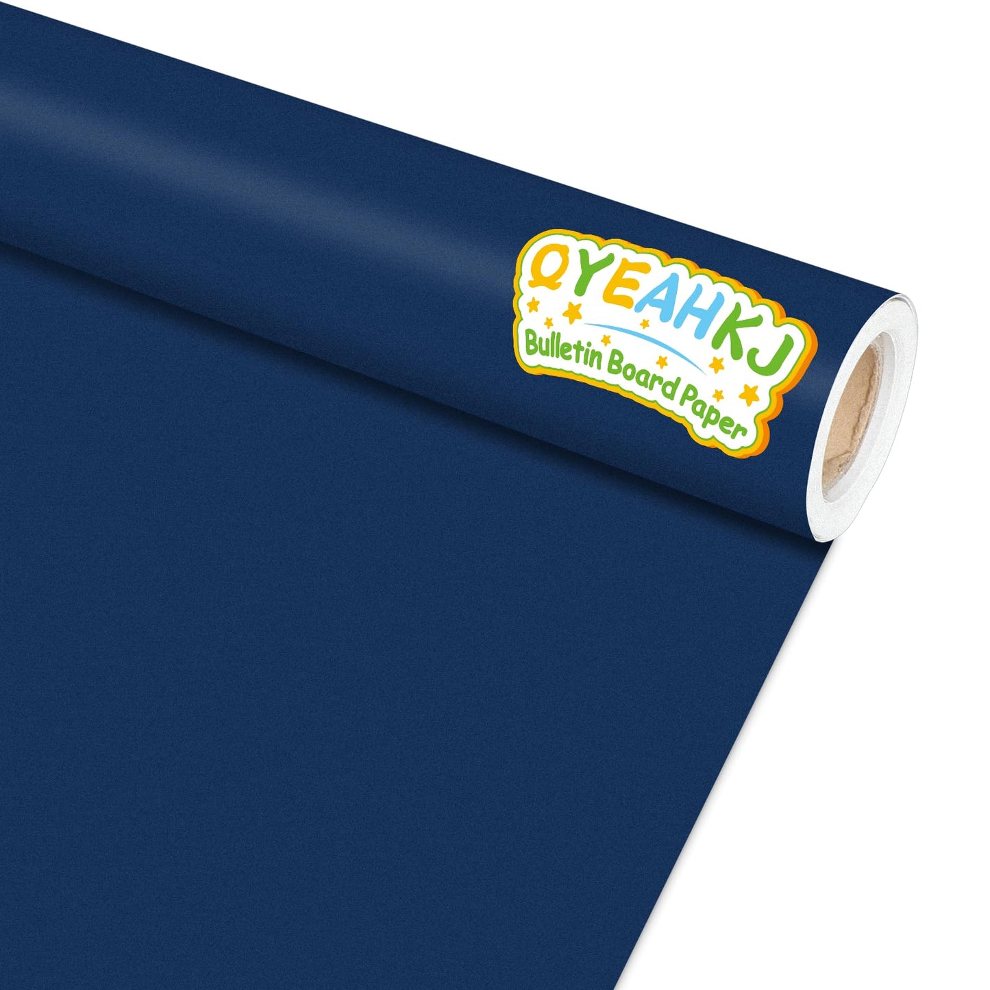 Navy Blue Bulletin Board Paper Roll Navy Blue Bulletin Board Background Paper Back to School Classroom Decoration Poster for Art Craft DIY Projects Home Office Classroom Party Supplies 17.7in x 20ft