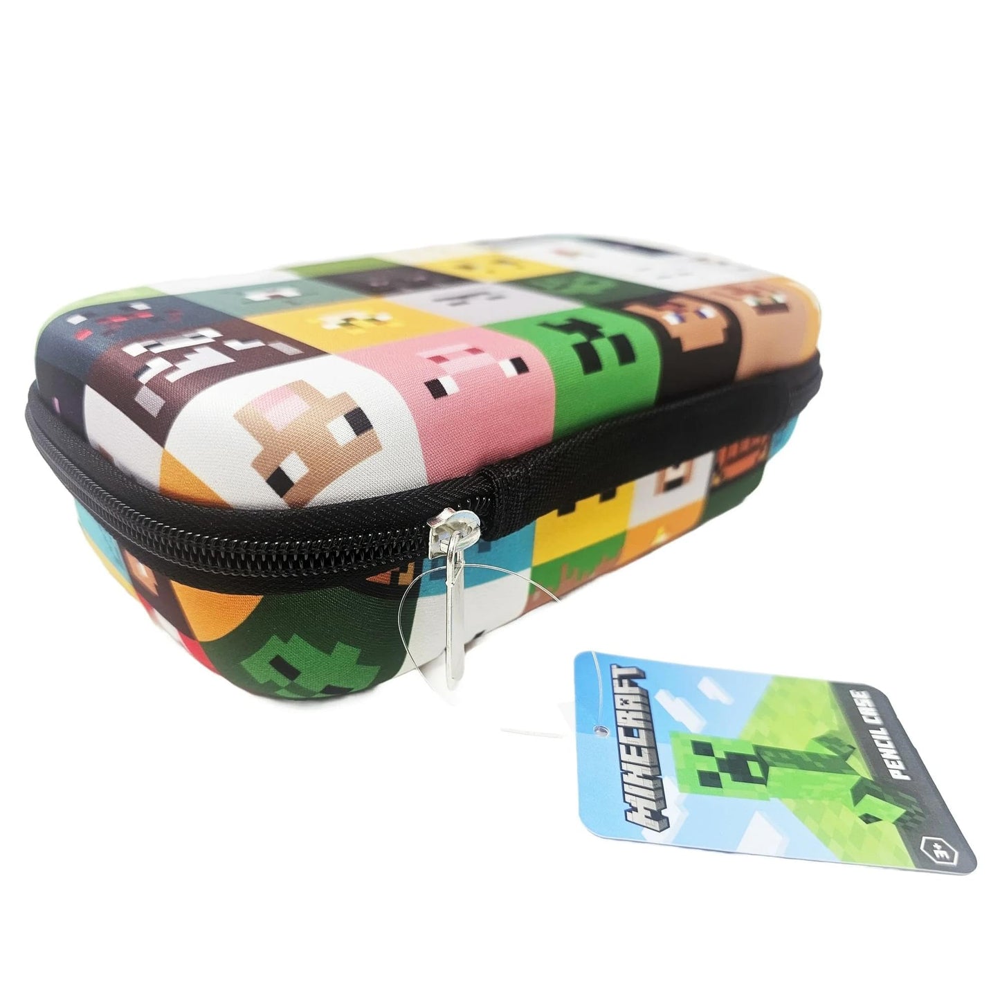Minecraft Molded Pencil Case with Zipper Closure