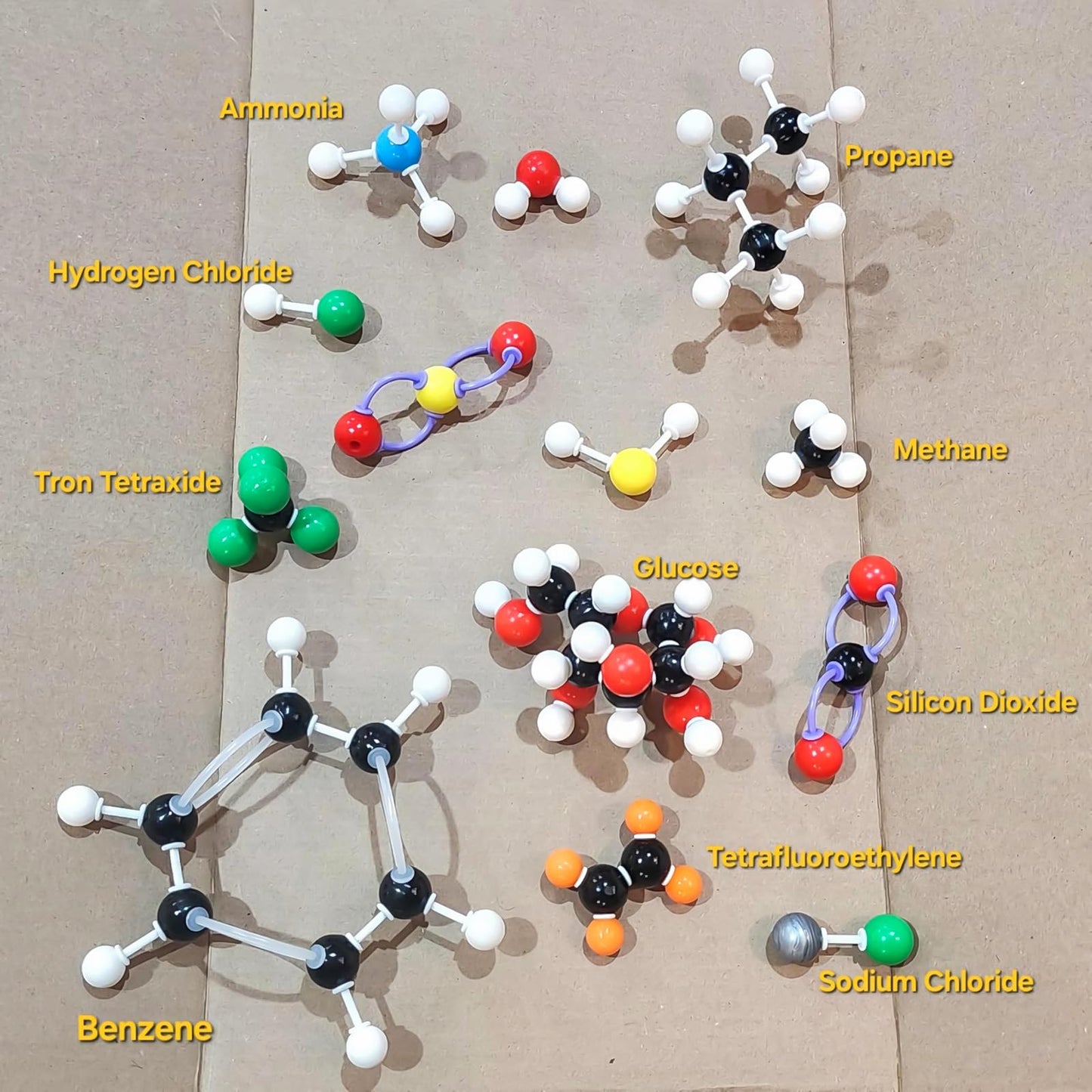 135 Pcs Rganic Chemistry Model Kit, Portable Molecular Model Kits for Chemistry Classes, Orgo Modeling Kit for Students & Teachers Organic ＆ Inorganic Learning