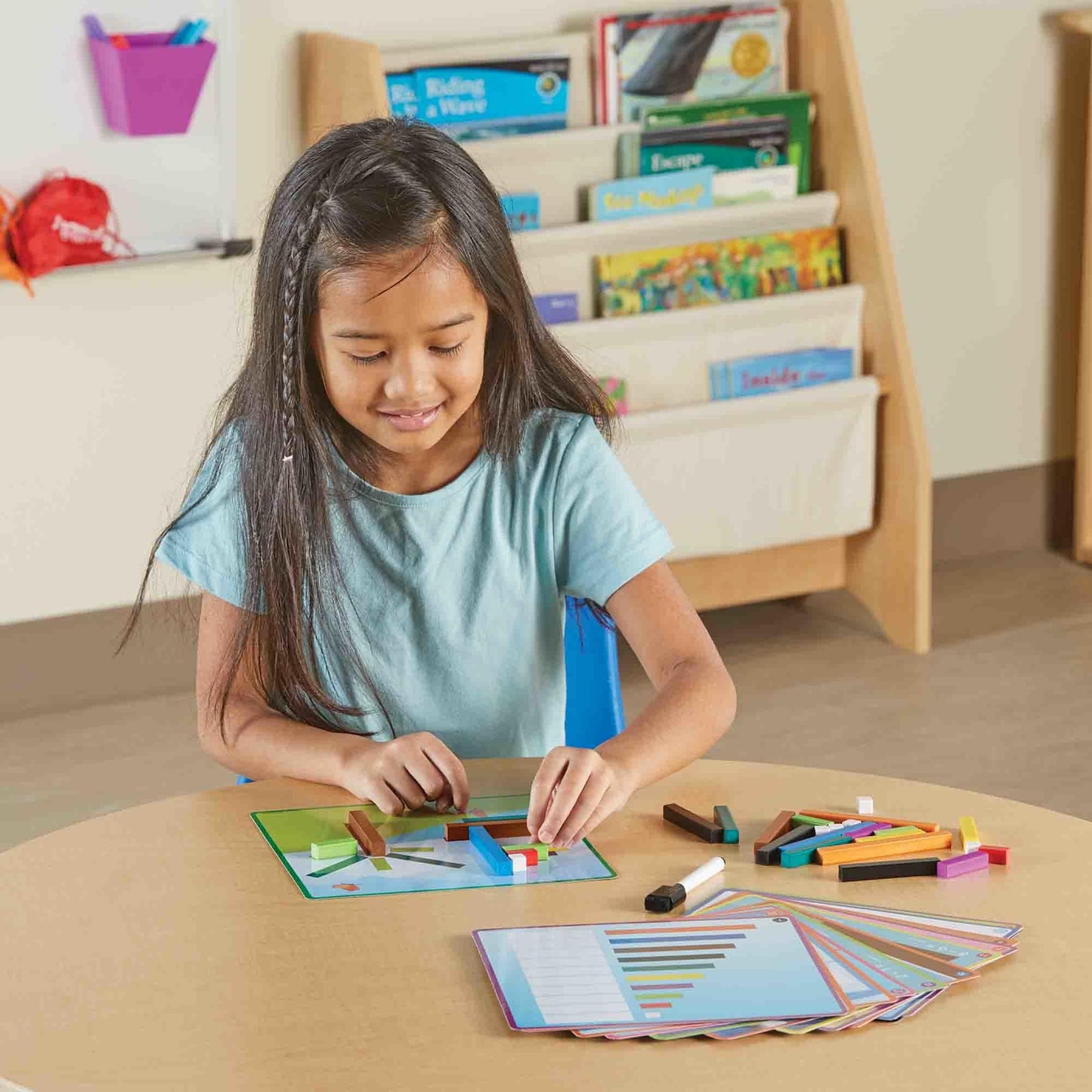 hand2mind Cuisenaire Rods: Early Math Activity Set – Teaching Fraction Bars, Montessori Math Manipulatives, Math Teacher Must Haves Elementary, Kindergarten Homeschool Supplies